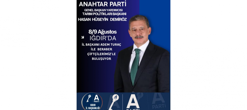 Adem Turaç: Tarım Politikaları Başkanımız Hasan Hüseyin Demiröz Iğdır’da Çiftçilerle Buluşacak - GÜNDEM - İnternetin Ajansı