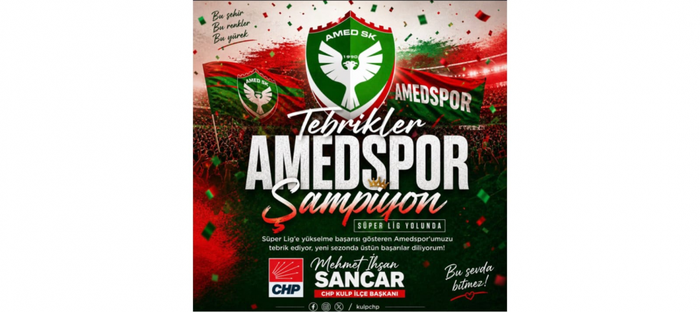 Başkan Mehmet İhsan Sancar: Amedspor’un Süper Lig Başarısı Bölgeye Moral Olacaktır - GÜNDEM - İnternetin Ajansı